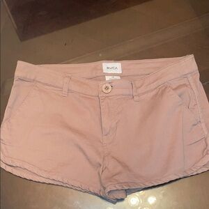 RVCA Women's Beige Cargo Shorts